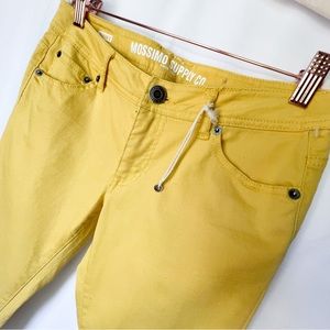 Mossimo Supply Co. Yellow Skinny Jeans